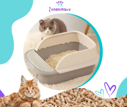 Litière pour chats 100 % naturelle - Granulés de bois (5 kg / 13 L) – Image 3